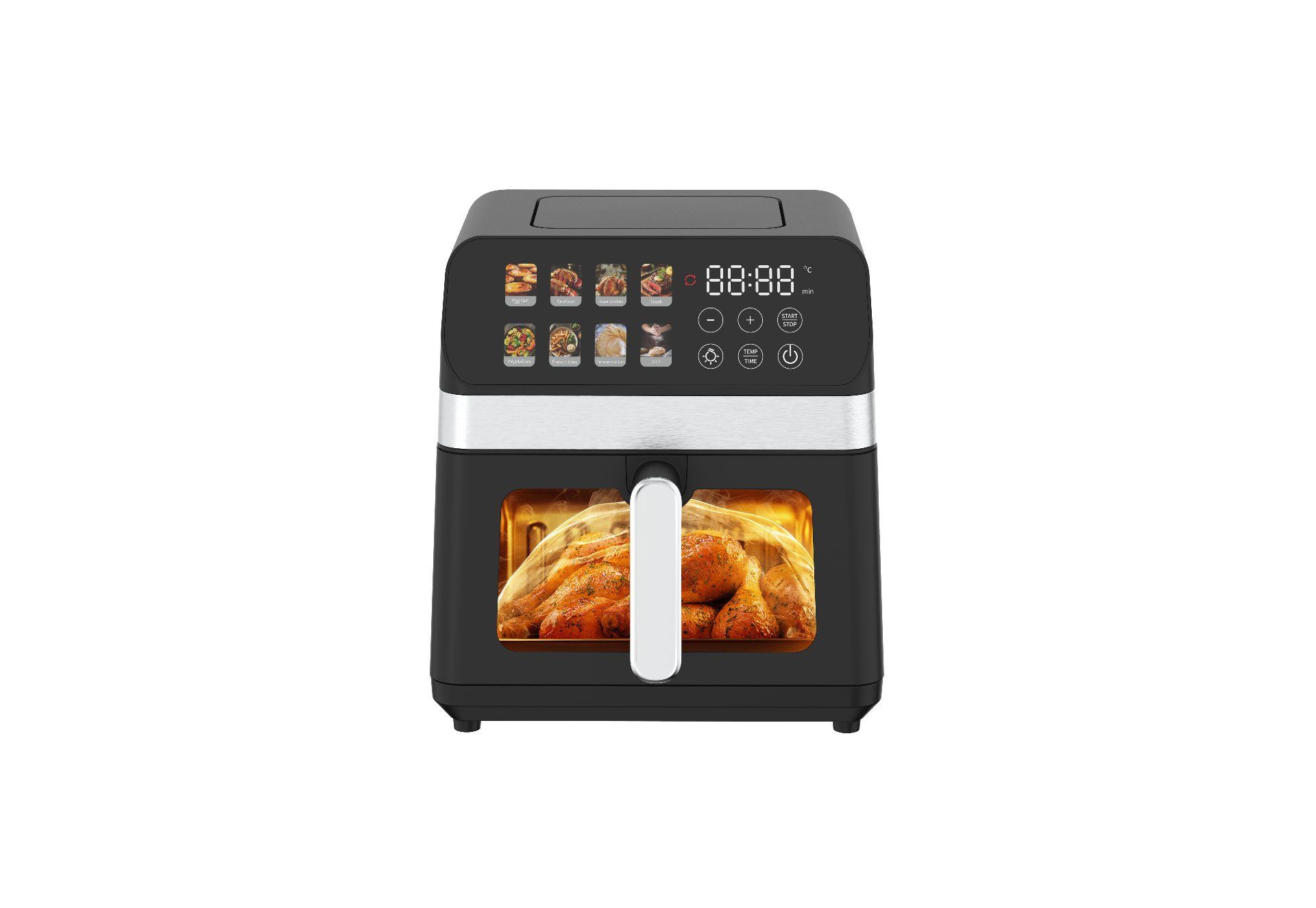 8L hot-air fryer built for high-volume kitchens and family meals